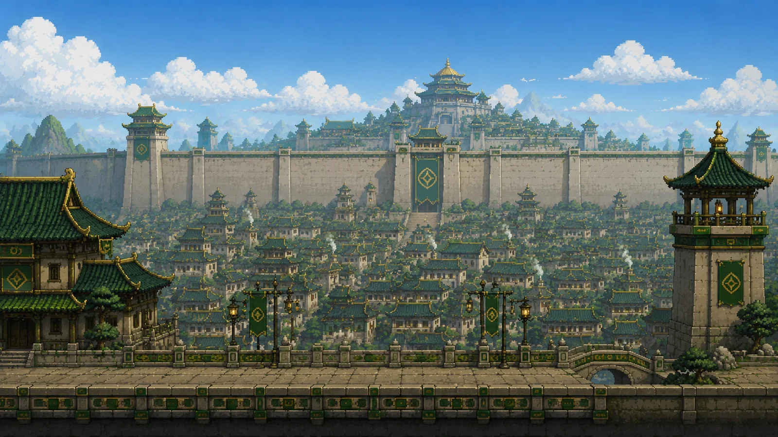 The great walled city of Ba Sing Se